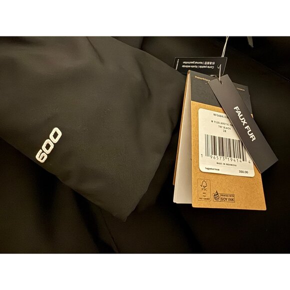New! The North Face NF0A4R2V Women Arctic Parka Jacket 3X TNF Black MSRP $350 - Picture 5 of 10